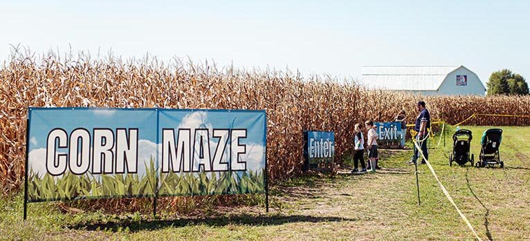 Corn maze near you at Keil's Produce and Greenhouse in Swanton.